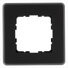 Изображение Рамка 1-постовая, стекло матовое Black Glass